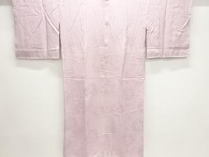 花丸文様織出し単衣長襦袢（刺繍衿付）